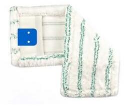 Uctem Plas Mophuzat zsebes-füles 2 lyukú 50 cm mikroszálas fehér zöld csíkokkal_MY043WP (46904) - irodasziget