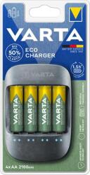 VARTA Elemtöltő, AA ceruza/AAA mikro, 4x2100 mAh, VARTA"ECO (VTL14) - irodasziget