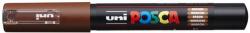 uni Dekormarker, 0, 7-1, 0 mm, UNI "Posca PC-1M", barna (TUPC1MB) - irodasziget