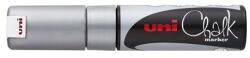 uni Krétamarker folyékony 8mm, Uni-Posca PWE-8K ezüst (62884) - irodasziget