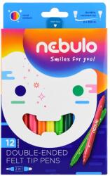 Nebulo Rostirón, filctoll készlet, vízbázisú kétvégű Nebulo 12 klf. szín (NFT2X12)