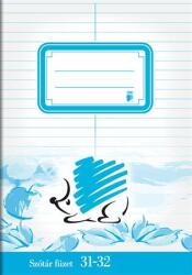 ICO Füzet, tűzött, A5, szótár, 32 lap, ICO "Süni (TICSU3132)