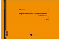 Pátria Nyomtatvány Szigorú számadású nyomtatványok nyilvántartása NÉBIH 25 lapos tömb A/4 fekvő (B.15-46/NEBIH)