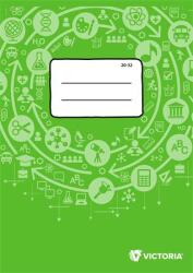 Victoria Füzet, tűzött, A5, sima, 32 lap, VICTORIA PAPER Circle "20-32 (ISVF2032U)