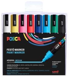 uni Dekormarker 1, 8-2, 5mm, Uni Posca PC-5M 8 db-os készlet (2UPC5M8DB) - irodasziget