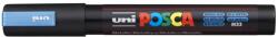 uni Dekormarker 1, 8-2, 5mm, Uni Posca PC-5M metál kék (57216) - irodasziget