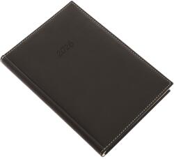 Realsystem Határidőnapló Bolero A/5, napi krémszínű lapokkal fekete Realsystem 2026 (19086)