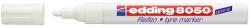 edding Gumijelölő marker, 2-4 mm, kúpos, EDDING "8050", fehér (TED8050F)
