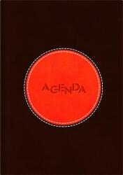 Dayliner Naptár, tervező, A5, napi, DAYLINER "Central", barna-narancs (NCEA5BNU) - irodasziget