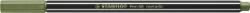 STABILO Rostirón, 1, 4 mm, STABILO "Pen 68 metallic", metál világoszöld (TST68843)