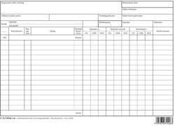 Pátria Nyomtatvány Fogyóeszköz mennyiség nyilvántartó szabadlap A/4 fekvő (C.12-154/UJ)