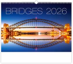 Dayliner Falinaptár képes 450 × 315 mm, Bridges Dayliner 2026 (580630) - irodasziget