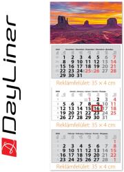 Dayliner Speditőr naptár 3 tömb, 3 hónap Maxi Classic 350 × 820 mm, fehér lapokkal Hangulat Dayliner 2026 (582130) - irodasziget