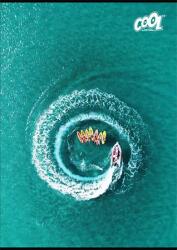 Victoria Füzet, tűzött, A4, sima, 80 lap, COOL BY VICTORIA "Boats (ISVFC105) - irodasziget