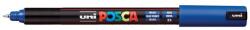 uni Dekormarker, 0, 7 mm, UNI "Posca PC-1MR", kék (TUPC1MRK) - irodasziget
