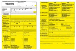 Pátria Nyomtatvány Jegyzőkönyv születési bejelentésről 2 lapos garnitúra A/3 fekvő (C.0243-69/2022)