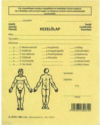 Pátria Nyomtatvány Reuma kezelőlap 118x150 mm (A.3510-148)