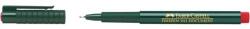 Faber-Castell Tűfilc, 0, 4 mm, FABER-CASTELL "Finepen 1511", piros (TFC263282) - irodasziget