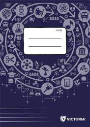 Victoria Füzet, tűzött, A5, vonalas, 32 lap, 4-8. osztály, VICTORIA PAPER Circle "21-32 (ISVF2132U)