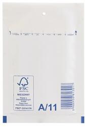 Bluering Légpárnás tasak 11/A szilikon külső méret 120x175mm, belső méret 100x165mm, Bluering® fehér (LEGPFH11A) - irodasziget