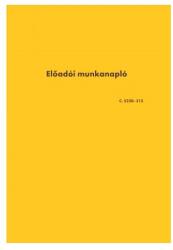 Bluering Előadói munkanapló A4, álló 20lapos füzet C. 5230-315 Bluering® (NYOMTC5230315) - irodasziget