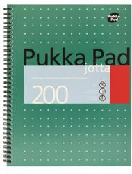 Pukka Pad Spirálfüzet, A4+, kockás, 100 lap, PUKKA PAD, "Metallic Jotta (PUPJJM018K)