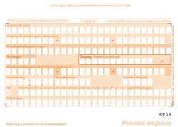 Pátria Nyomtatvány Átutalási megbízás 2 lapos garnitúra (PFNY.11)