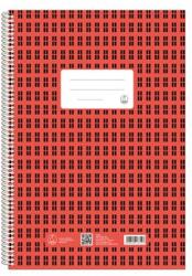 Fűzfői Papírmanufaktúra Spirálfüzet, A4, franciakockás, 80 lap, FŰZFŐI "Novum (FFS8088)