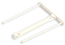 Fellowes Lefűzőklip, műanyag, 100mm, Fellowes® Bankers Box Pro, 100 db/csomag, fehér (89701) - irodasziget