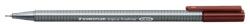 STAEDTLER Tűfilc, 0, 3 mm, STAEDTLER "Triplus 334", középbarna (TS33476) - irodasziget