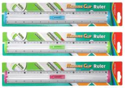 Keyroad Vonalzó 30 cm, fém Keyroad Measure Clip vegyes színek (38534)