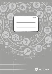 Victoria Füzet, tűzött, A5, szótár, 32 lap, VICTORIA PAPER Circle "31-32 (ISVF3132U)