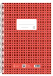 Fűzfői Papírmanufaktúra Spirálfüzet, A4, kockás, 70 lap, FŰZFŐI "Novum (FFS7087) - irodasziget