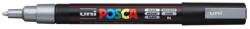 uni Dekormarker 1, 8-2, 5mm, Uni Posca PC-5M ezüst (2UPC5ME)