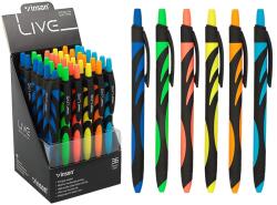 Vinson Golyóstoll nyomógombos gumírozott test Vinson F20 vegyes displ 36 db, írásszín kék (GTVINF2036D) - irodasziget