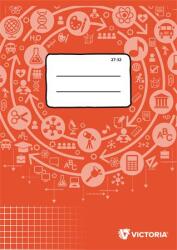 Victoria Füzet, tűzött, A5, kockás, 32 lap, VICTORIA PAPER Circle "27-32 (ISVF2732U)