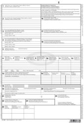 Pátria Nyomtatvány Nemzetközi CMR fuvarlevél 6 lapos garn. A/4 álló (B.CMR)