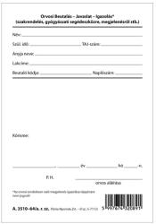 Pátria Nyomtatvány Szakbeutaló szabadlap A/6 álló (A.3510-64/A)