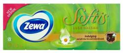 Zewa Papír zsebkendő, 4 rétegű, 10x9 db, ZEWA "Softis", aloe balsam (KHHZ22) - irodasziget