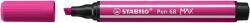 STABILO Rostirón, 1-5 mm, vágott hegy, STABILO "Pen 68 MAX", pink (TST76856) - irodasziget