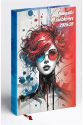 Realsystem Hallgatói zsebkönyv A5, 145mmx205mm, fehér lapokkal face 2025/2026 Realsystem (49468) - irodasziget