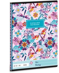 Ars Una Füzet iskolai A5, 32lap, sima 20-32 Ars Una CATALINA (5094) 21 10db/csomag (55426) - irodasziget
