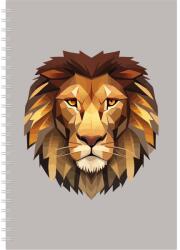 Dayliner Határidőnapló InSpiral A5 heti, fehér lapokkal Lion Dayliner 2026 (57815) - irodasziget