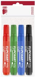 ICO Flipchart marker vízbázisú 3mm, kerek Artip11XXL, 4 klf. szín (9580069004)