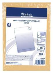 Victoria Paper Redős-talpas tasak csomag, TB4, szilikonos, 40 mm talp, VICTORIA PAPER, barna kraft (IBI27) - irodasziget