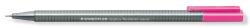 STAEDTLER Tűfilc, 0, 3 mm, STAEDTLER "Triplus 334", neon rózsaszín (TS334221) - irodasziget
