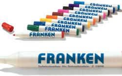 Franken Táblamarker készlet, 2-6mm, kerek, antibakteriális, 10-es klt Franken (30816) - irodasziget