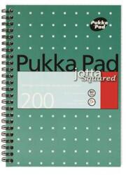 Pukka Pad Spirálfüzet, A5, vonalas, 100 lap, PUKKA PAD, "Metallic Jotta (PUPJJM021V)