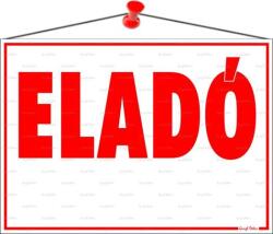  Információs tábla, 35x25 cm, "Eladó (LUIN045) - irodasziget
