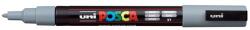 uni Dekormarker, 0, 9-1, 3 mm, UNI "Posca PC-3M", szürke (TUPC3MSZ) - irodasziget